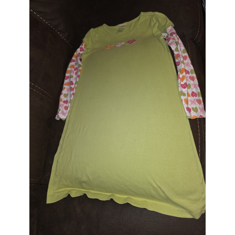 Gymboree outlet popstar academy green heart dress size 8